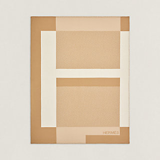 H Riviera blanket - Beige | Hermès Canada